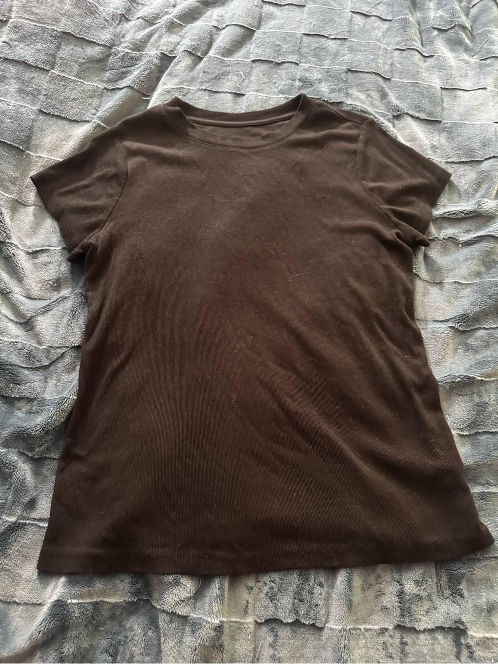 a new day Black Short Sleeve Crewneck Tee